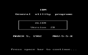 Alien (DOS)